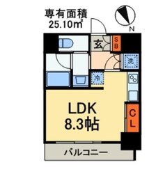 パークアクシス上野の物件間取画像